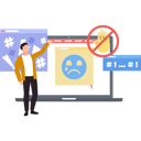 پیش‌نمایش فایل boy-is-showing-web-page-on-laptop-10795546 از پک مسدودکننده تبلیغات