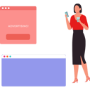 پیش‌نمایش فایل female-is-using-smartphone-10795537 از پک مسدودکننده تبلیغات