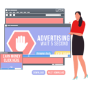 پیش‌نمایش فایل girl-is-showing-5-second-wait-ad-on-browser-10795504 از پک مسدودکننده تبلیغات