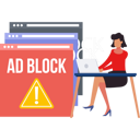 پیش‌نمایش فایل girl-is-working-on-ad-block-on-browser-10795482 از پک مسدودکننده تبلیغات