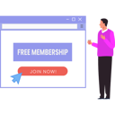 پیش‌نمایش فایل the-boy-is-looking-at-the-free-membership-page-10795536 از پک مسدودکننده تبلیغات