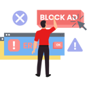 پیش‌نمایش فایل the-boy-is-pointing-at-the-block-advertisement-10795552 از پک مسدودکننده تبلیغات