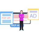 پیش‌نمایش فایل the-boy-is-standing-showing-different-popups-10795496 از پک مسدودکننده تبلیغات