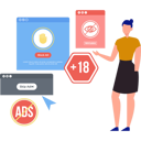 پیش‌نمایش فایل the-girl-is-showing-different-ads-on-different-websites-10795478 از پک مسدودکننده تبلیغات