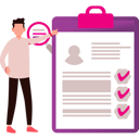پیش‌نمایش فایل boy-is-pointing-to-the-completed-document-10717183 از پک کامل و انجام شده