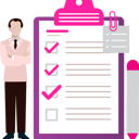پیش‌نمایش فایل boy-is-standing-next-to-the-clipboard-10717163 از پک کامل و انجام شده
