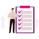 پیش‌نمایش فایل boy-is-working-on-completely-done-list-on-laptop-10717210 از پک کامل و انجام شده