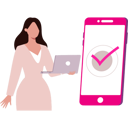 پیش‌نمایش فایل girl-is-updating-the-system-on-laptop-10717171 از پک کامل و انجام شده