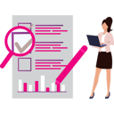 پیش‌نمایش فایل girl-is-working-on-laptop-10717155 از پک کامل و انجام شده