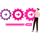 پیش‌نمایش فایل guy-is-talking-about-loading-settings-10717217 از پک کامل و انجام شده