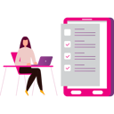 پیش‌نمایش فایل lady-is-working-on-laptop-10717201 از پک کامل و انجام شده