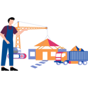 پیش‌نمایش فایل boy-shows-the-truck-construction-site-10717456 از پک خدمات ساخت‌وساز