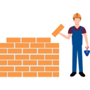 پیش‌نمایش فایل worker-is-building-a-wall-10717442 از پک خدمات ساخت‌وساز