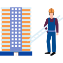 پیش‌نمایش فایل worker-is-holding-a-ladder-10717471 از پک خدمات ساخت‌وساز