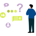پیش‌نمایش فایل boy-is-checking-customer-feedback-through-emojis-10717518 از پک بازخورد مشتریان