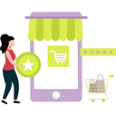 پیش‌نمایش فایل girl-is-doing-payment-for-an-online-shopping-10717545 از پک بازخورد مشتریان
