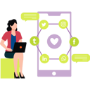 پیش‌نمایش فایل girl-is-working-on-social-media-feedback-10717549 از پک بازخورد مشتریان