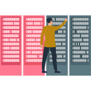پیش‌نمایش فایل boy-is-pointing-different-files-on-database-10717563 از پک پایگاه داده