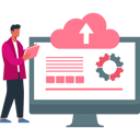 پیش‌نمایش فایل boy-is-telling-about-upload-cloud-settings-10717634 از پک پایگاه داده
