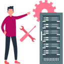 پیش‌نمایش فایل boy-pointing-to-the-database-server-settings-10717645 از پک پایگاه داده