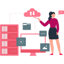 پیش‌نمایش فایل girl-is-pointing-to-the-data-transfer-10717595 از پک پایگاه داده