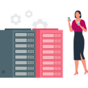 پیش‌نمایش فایل girl-is-using-mobile-near-database-server-10717583 از پک پایگاه داده