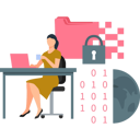 پیش‌نمایش فایل girl-is-working-on-binary-coding-10717608 از پک پایگاه داده