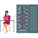 پیش‌نمایش فایل girl-is-working-on-laptop-on-database-servers-10717638 از پک پایگاه داده