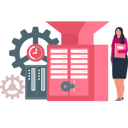 پیش‌نمایش فایل lady-is-standing-next-to-the-server-10717552 از پک پایگاه داده