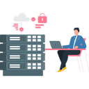 پیش‌نمایش فایل man-is-working-on-the-database-servers-10717585 از پک پایگاه داده