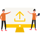 پیش‌نمایش فایل boy-and-girl-pointing-to-data-being-uploaded-10733953 از پک دانلود