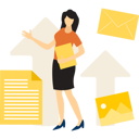 پیش‌نمایش فایل girl-is-explaining-about-uploading-documents-10733943 از پک دانلود