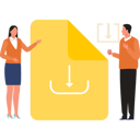 پیش‌نمایش فایل girl-is-telling-the-boy-about-downloading-the-documents-10733950 از پک دانلود