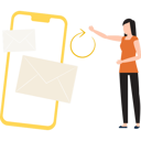 پیش‌نمایش فایل girl-showing-loading-mail-on-mobile-10733955 از پک دانلود