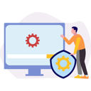 پیش‌نمایش فایل boy-is-pointing-at-monitor-screen-10773236 از پک به‌روزرسانی سیستم