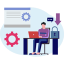 پیش‌نمایش فایل boy-is-working-on-laptop-setting-10773162 از پک به‌روزرسانی سیستم