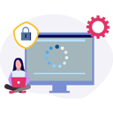 پیش‌نمایش فایل girl-is-updating-system-on-laptop-10773145 از پک به‌روزرسانی سیستم
