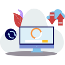 پیش‌نمایش فایل the-system-is-updating-on-monitor-10773189 از پک به‌روزرسانی سیستم