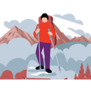 پیش‌نمایش فایل boy-is-hiking-in-snowy-mountains-10831747 از پک کمپینگ
