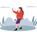 پیش‌نمایش فایل boy-is-holding-fire-torch-10831777 از پک کمپینگ