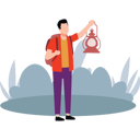 پیش‌نمایش فایل boy-is-holding-the-lantern-10831755 از پک کمپینگ