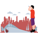 پیش‌نمایش فایل boy-is-looking-through-binoculars-10831771 از پک کمپینگ