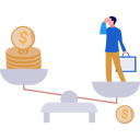 پیش‌نمایش فایل boy-looking-at-money-in-scale-10800138 از پک قوانین اخلاقی کسب و کار