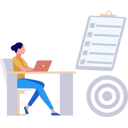 پیش‌نمایش فایل girl-is-working-on-the-business-list-10800148 از پک قوانین اخلاقی کسب و کار