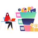 پیش‌نمایش فایل girl-working-on-filter-business-on-laptop-10890645 از پک فیلتر
