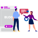 پیش‌نمایش فایل boy-and-girl-are-talking-about-blog-10795725 از پک پست وبلاگ و محتوا