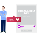 پیش‌نمایش فایل boy-has-50k-followers-on-social-media-10795722 از پک پست وبلاگ و محتوا