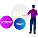 پیش‌نمایش فایل boy-is-showing-the-blog-10795819 از پک پست وبلاگ و محتوا