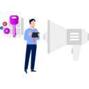 پیش‌نمایش فایل boy-is-standing-near-the-megaphone-10795814 از پک پست وبلاگ و محتوا