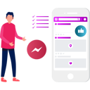 پیش‌نمایش فایل boy-is-talking-about-an-online-messaging-app-10795735 از پک پست وبلاگ و محتوا